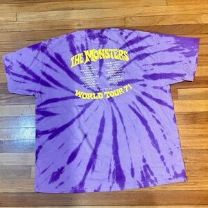 Port & Company The Monsters World Tour 71 T-shirt Tie Dye Purple 2XL (H108)